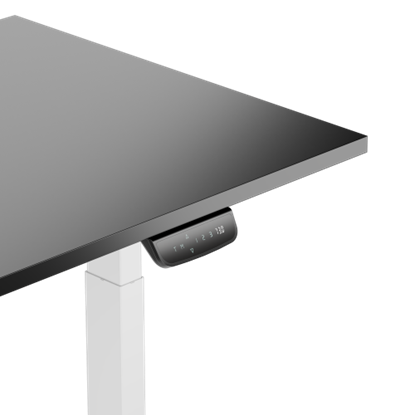 Изображение Adjustable Height Table Up Up Thor White, Table top L Black