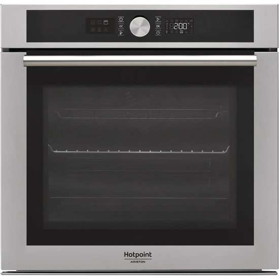 Picture of Hotpoint | Oven | FI4 854 P IX HA | 71 L | Electric | Pyrolysis | Knobs and electronic | Yes | Height 59.5 cm | Width 59.5 cm | Stainless steel