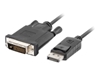 Picture of Kabel DisplayPort v1.2 DVI-D(24+1) 1.8M czarny                  CA-DPDV-10CU-0018-BK