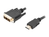 Изображение Kabel HDMI(M)-DVI-D(M) CA-HDDV-10CC-0018-BK 1.8 M czarny