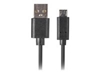 Изображение Kabel USB micro BM - AM 2.0 1m czarny QC 3.0 