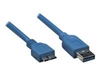 Picture of Kabel USB Techly USB-A - micro-B 0.5 m Niebieski (304857)