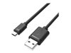 Изображение Kabel USB Unitek USB-A - microUSB 3 m Czarny (Y-C435GBK)