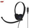 Изображение Koss | Headphones | CS200 USB | Wired | On-Ear | Microphone | Black