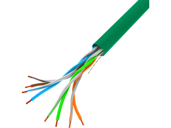 Picture of LANBERG LAN UTP CABLE 100MB/S 305M WIRE CCA GREEN