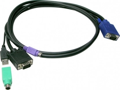 Attēls no Level One LevelOne KVM Kabel ACC-3203 USB+PS/2 5,00m