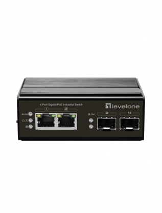 Picture of LevelOne IGP-0431 Industrial 4-Port Gigabit PoE Switch