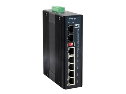 Изображение Level One LevelOne Switch  4x GE IES-0620      2xGSFP     126W  4xPoE