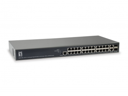 Attēls no LevelOne GEP-2681 TURING 26-Port L3 Lite Gigabit Switch