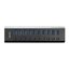 Изображение Lindy 10 Port USB 3.0 Hub with On/Off Switches USB 3.2 Gen 1 (3.1 Gen 1) Type-B 5000 Mbit/s Black