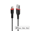 Изображение Lindy 1m Reinforced USB Type A to Lightning Cable