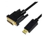 Изображение Kabel DisplayPort 1.2 do DVI 3m Czarny