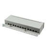 Picture of LogiLink Patchpanel Tisch/Wand Cat.6A STP 12 Ports, grau