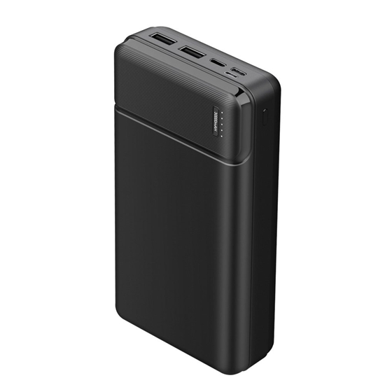 Изображение Maxlife barošanas banka MXPB-01 30000 mAh melna