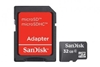 Picture of MEMORY MICRO SDHC 32GB W/ADAPT/CL4 SDSDQM-032G-B35A SANDISK