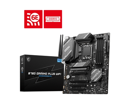 Изображение MSI B760 GAMING PLUS WIFI motherboard Intel B760 LGA 1700 ATX