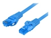 Picture of Patchcord kat.6a S/FTP CCA 0.5m Niebieski 