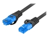 Изображение Patchcord kat.6a S/FTP CCA 10.0m Czarny 