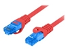 Изображение Patchcord kat.6a S/FTP CCA 10.0m Czerwony 