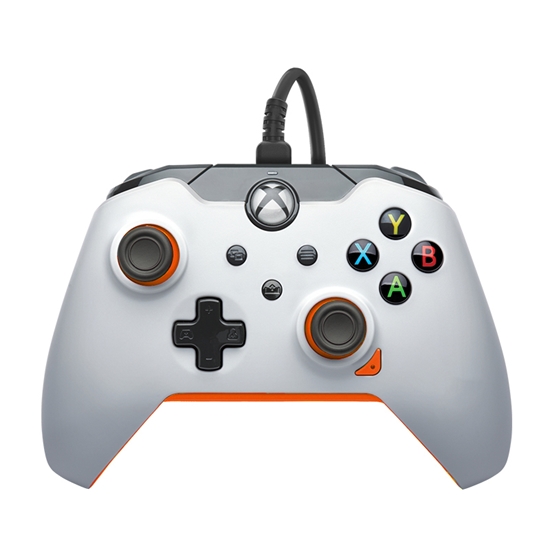 Picture of PDP 049-012-WO Gaming Controller Orange, White USB Gamepad Analogue / Digital PC, Xbox, Xbox One X, Xbox Series S, Xbox Series X