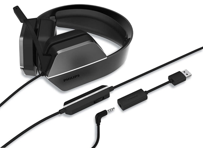 Attēls no Philips 4000 series TAG4106BK/00 headphones/headset Wired Head-band Gaming Black