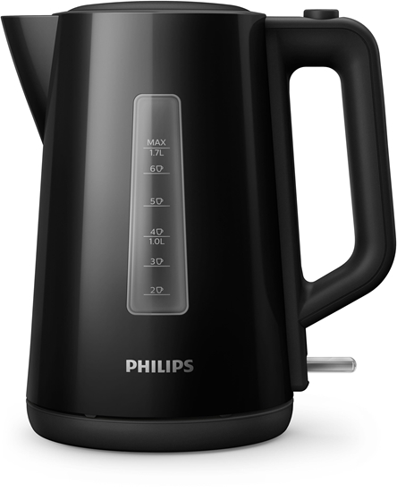 Picture of Philips Kettle HD9318/20 2200W 1.7l Orbit plastic kettle, spring lid, pilot light, black