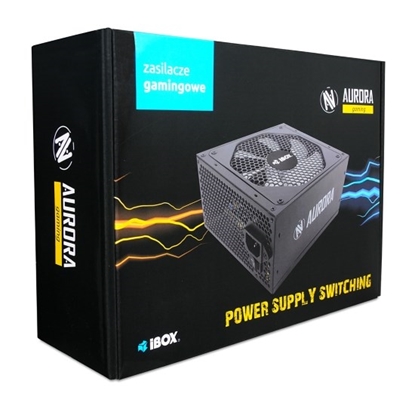 Attēls no Power Supply IBOX AURORA 700W 14 CM FAN ZIA700W14CMBOX