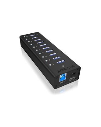 Attēls no Raidsonic ICY BOX IB-AC6110 10-Port USB 3.0 Hub