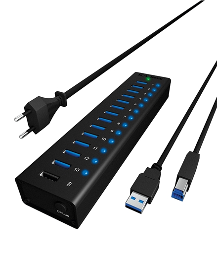 Изображение Raidsonic ICY BOX IB-AC6113 13-Port USB 3.0 Hub