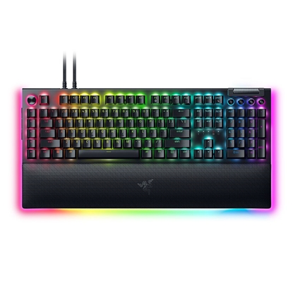 Изображение Razer | Mechanical Gaming Keyboard | BlackWidow V4 Pro | Gaming Keyboard | Wired | RGB LED light | US | Black | Numeric keypad | Yellow Switches