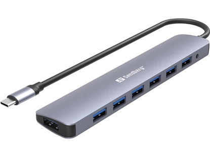 Изображение Sandberg 136-40 USB-C to 7 x USB 3.0 Hub