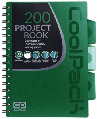 Picture of Spiral note book A5 Coolpack Green
