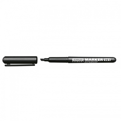 Attēls no STANGER permanent MARKER M141, 1-3 mm, black, 1 pcs. 710080