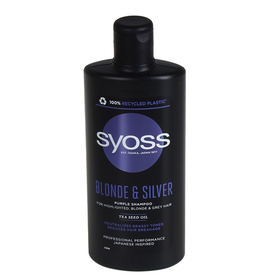 Изображение Šampūns Syoss Blonde & Silver, 440ml