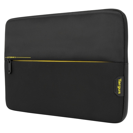 Изображение Targus CityGear 3 39.6 cm (15.6") Sleeve case Black, Yellow