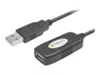 Picture of Kabel USB Techly USB-A - USB-A 10 m Czarny (023646)