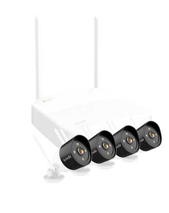 Attēls no Tenda K4W-3TC video surveillance kit Wired & Wireless 4 channels