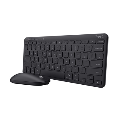 Picture of Trust Lyra keyboard Mouse included Office RF Wireless + Bluetooth QWERTY English Black