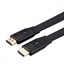 Изображение VALUE HDMI 8K (7680 x 4320) Ultra HD Cable + Ethernet, Flat, M/M, black, 1 m