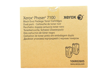 Изображение Xerox Genuine Phaser 7100 Black Toner Cartridge - 106R02605