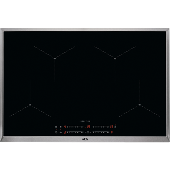 Изображение Akcija! AEG indukcijas plīts virsma (iebūv.), 80cm ar Hob2Hood