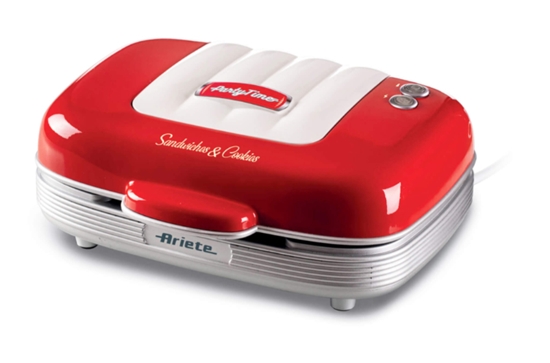 Picture of Ariete Sandwiches & Cookies Party Time sandwich maker 700 W Red