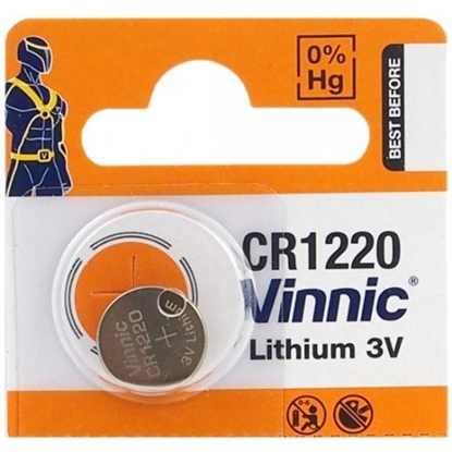 Attēls no BAT1220.VNC1; CR1220 baterijas Vinnic litija - iepakojumā 1 gb.