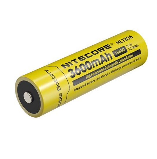 Picture of BATTERY RECH. LI-ION 3.6V/NL1836(3600MAH) NITECORE