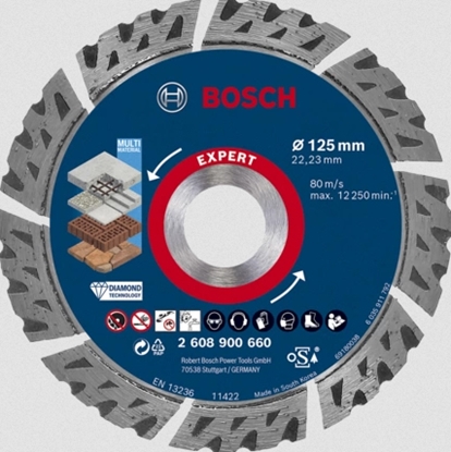 Attēls no Bosch  DIA TS MultiMat 125x22.23 x2.2x12 EXPERT