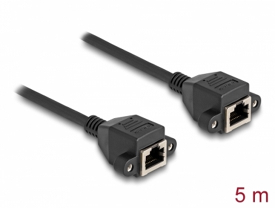 Изображение Delock RJ50 Extension Cable female to female S/FTP 5 m black