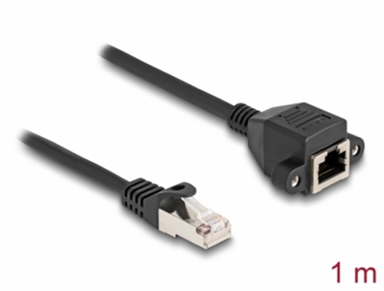 Picture of Delock RJ50 Extension Cable male to female S/FTP 1 m black