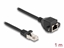 Attēls no Delock RJ50 Extension Cable male to female S/FTP 1 m black