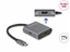 Attēls no Delock USB Type-C™ Splitter (DP Alt Mode) to 2 x HDMI MST with USB Type-C™ PD