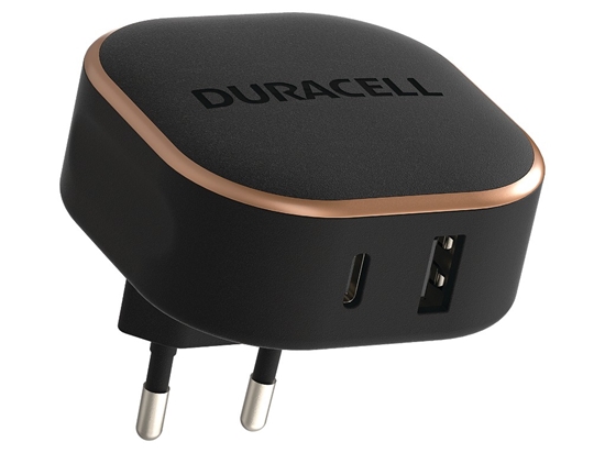 Picture of Duracell DRACUSB20-EU mobile device charger Black